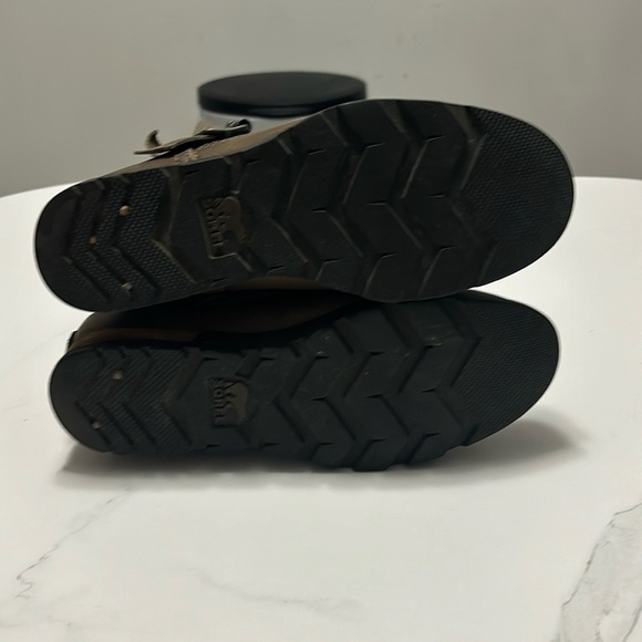 Sorel Brown Leather Buckle Boots - Picture 5 of 5